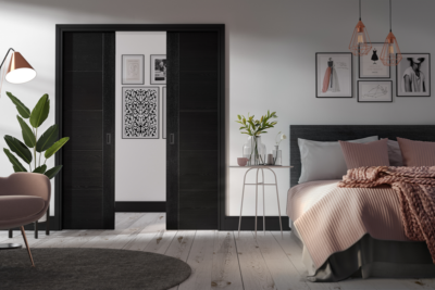 Internal Double Pocket Door Quick Fit Cassette System Scrigno (COMPLETE WITH JAMBS)