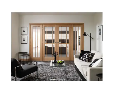 Oak Easi Frame (CLEAR GLASS) Oak Worcester Panels - XL