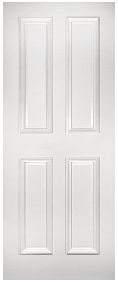 Internal White Primed Solid Core Rochester Smooth Finish Door