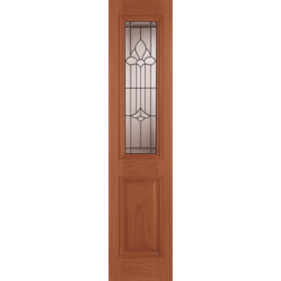 External Oak Derby (DECORATIVE GLASS) Un-Finished Sidelight RMS1 Door