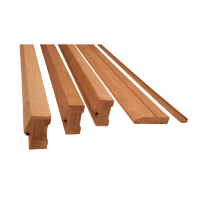 External Oak Large 2.8m Un-Finished Door Frame Kit