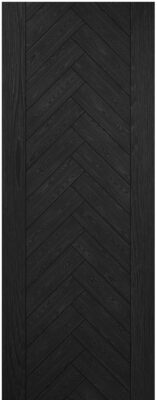 Internal Fontaine Brushed Black Oak Pre-Finished Solid Core Door