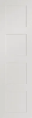 4 Panel Eclipse Bedroom Wardrobe Door / Drawer - INTEGRAL