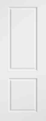 Internal White Primed Moulded Smooth 2 Panel Door