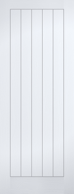 Internal White Primed Textured Standard Core Mexicano Door